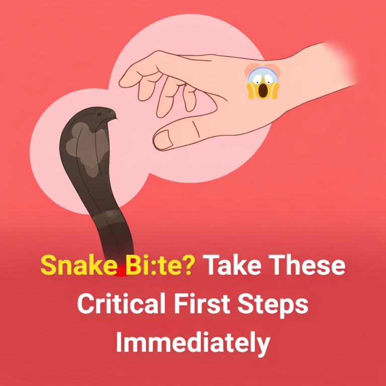 The First Steps to Take After a Snake Bite