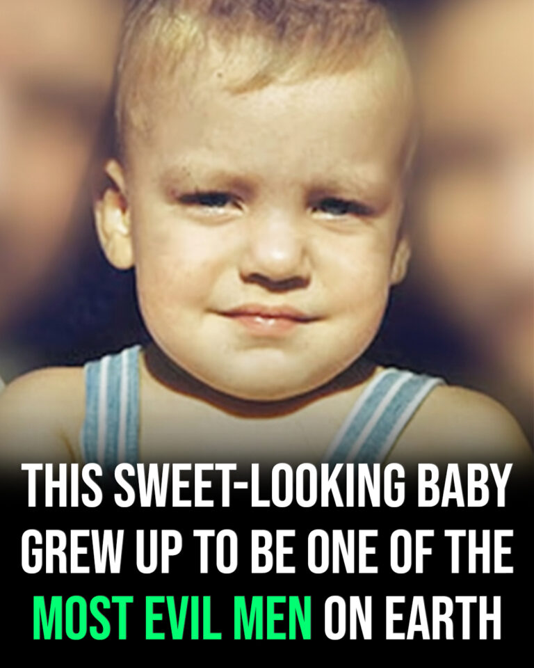 Sweet-looking boy grew up to be one of the most evil men on the planet
