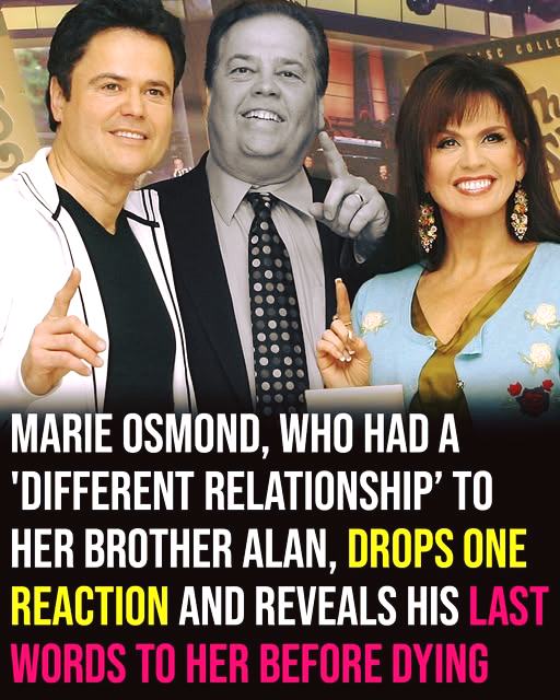 Marie Osmond shares emotional final words from her brother before his passing