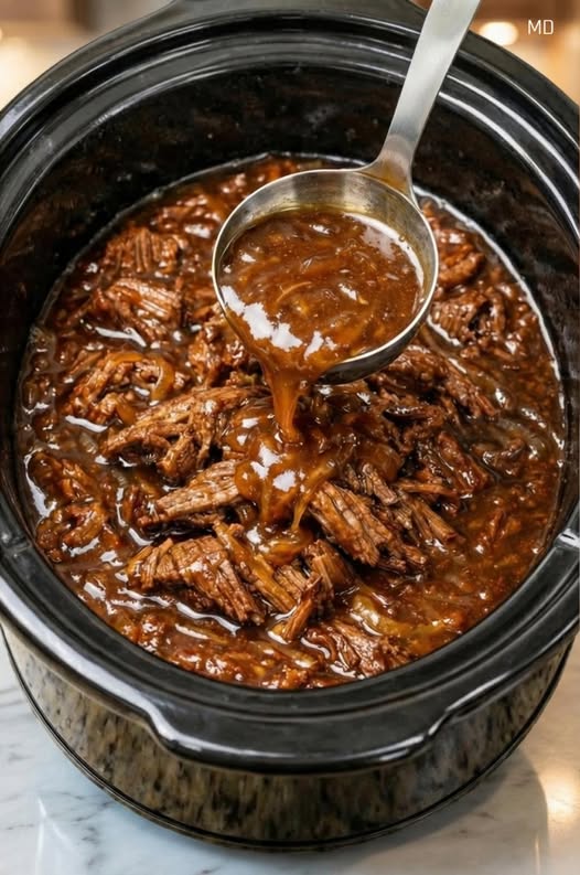 Cozy Slow Cooker French Onion Pot Roast Recipe