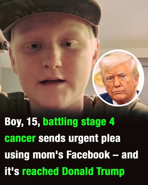 Donald Trump is said to have taken notice of a 15-year-old child battling stage 4 cancer who posted an urgent note on his mother’s Facebook page.